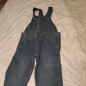 Gap Kids 5t Classic Blue Denim Overalls Nwt